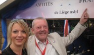 Avec mon ami, Alain LAROCHE, Président des Amitiés Françaises de Liège.