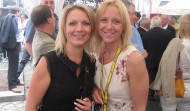 Avec Katty FIRQUET, Députée Provinciale, à l’occasion du départ du Tour de France 2012.